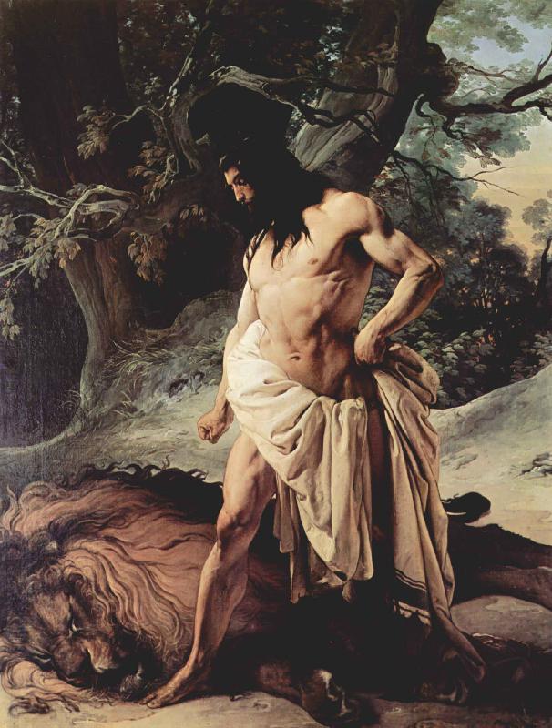 Francesco Hayez Samson und der Lowe oil painting image